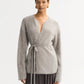 Cardigan Brushed in Greige