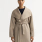 Coat Long in Dark Sand
