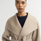 Coat Long in Dark Sand