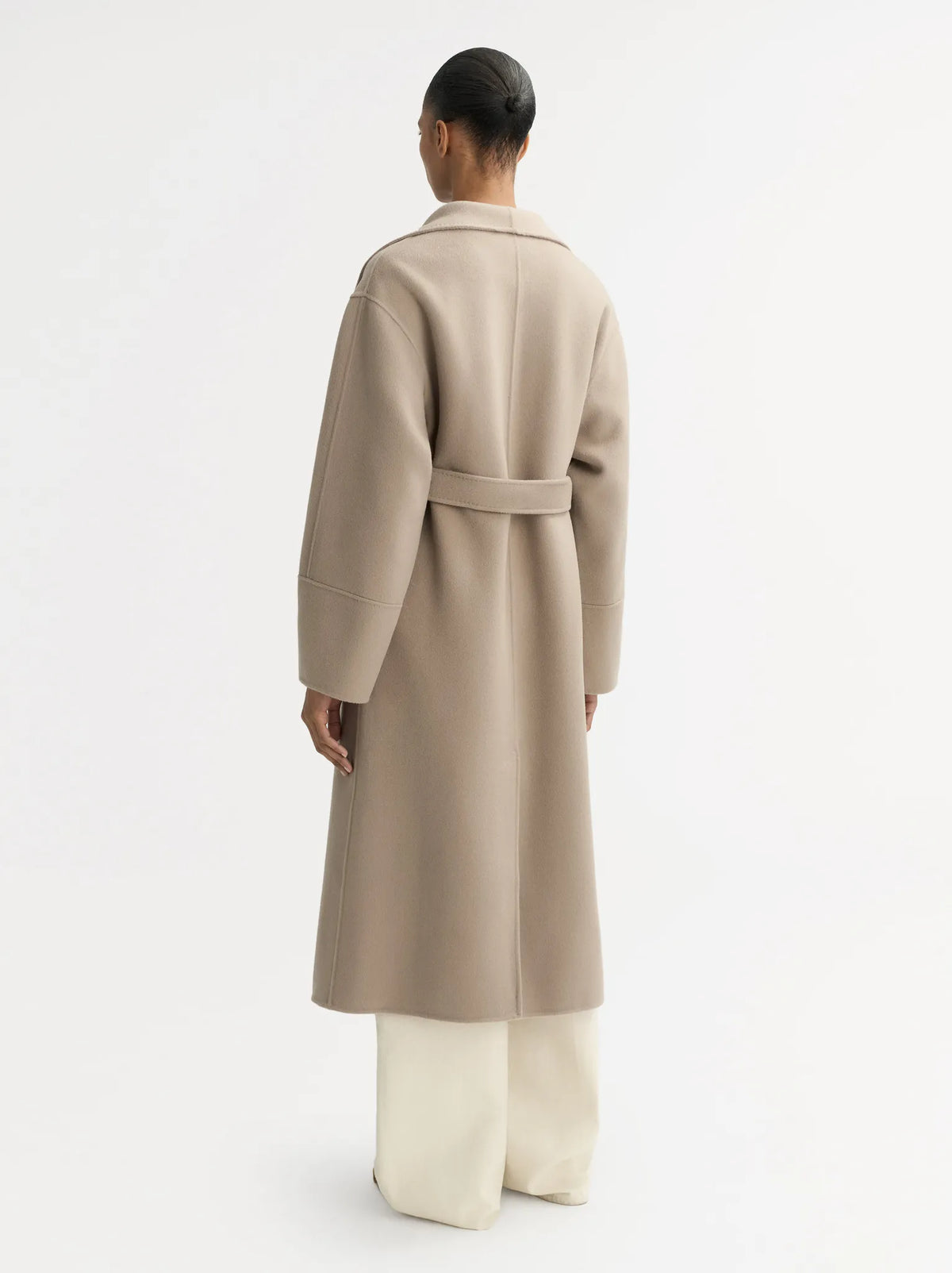 Coat Long in Dark Sand