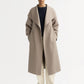 Coat Long in Dark Sand