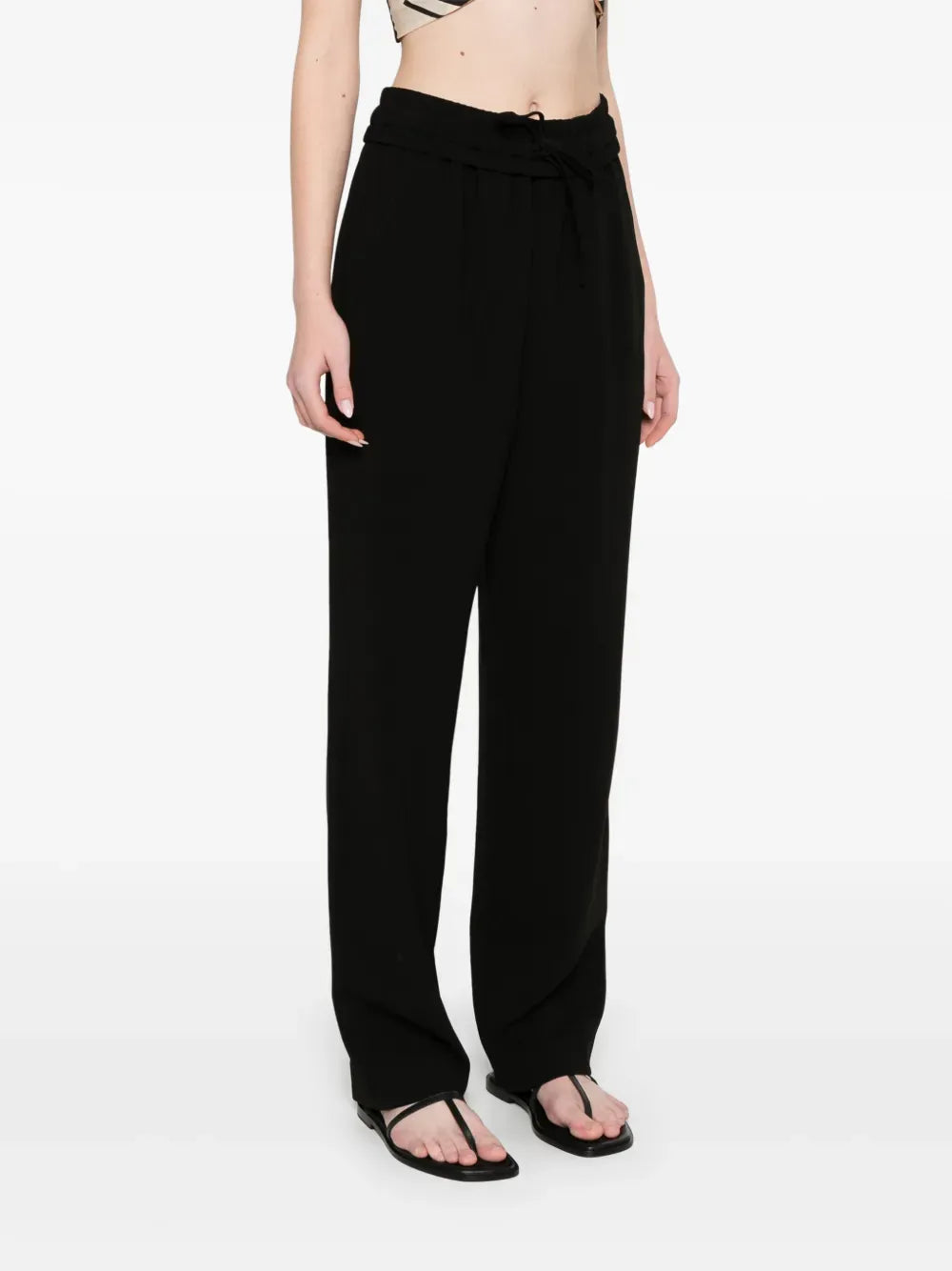 Honey in Black trousers