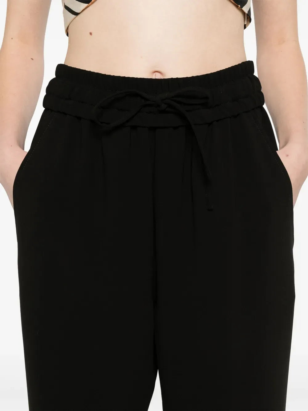 Honey in Black trousers