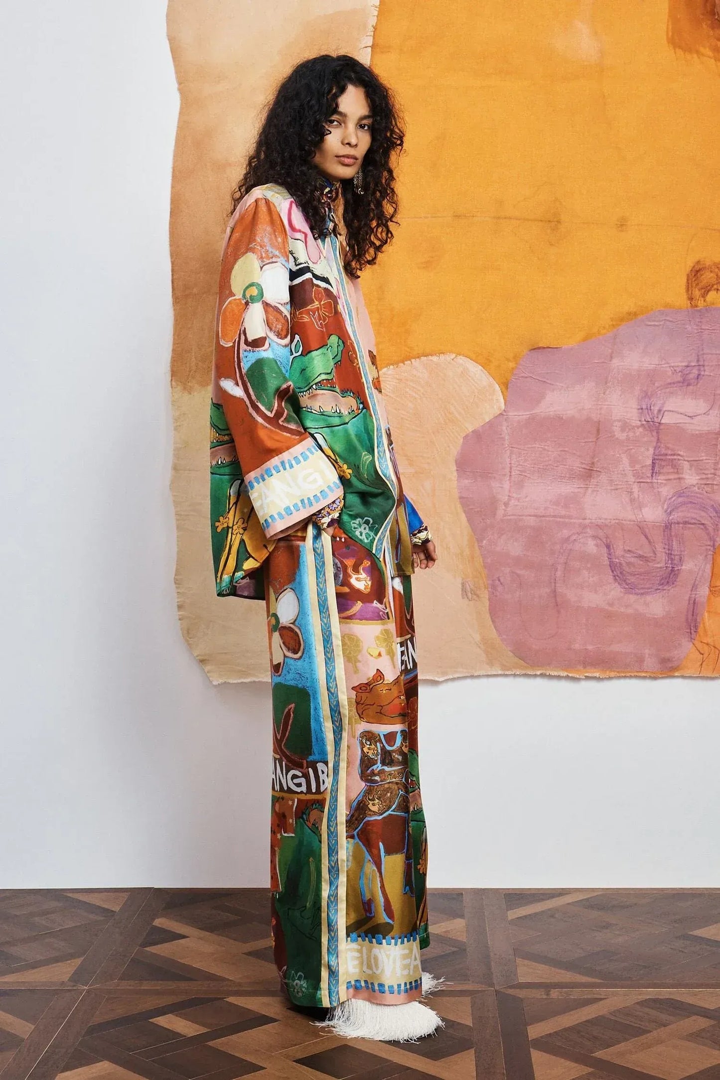 Hose Mlak Silk in Multi