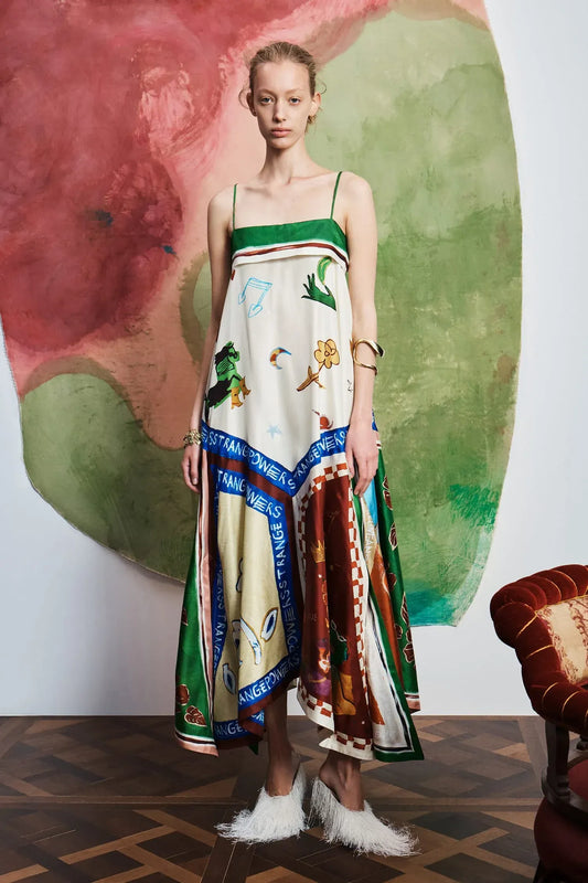 Kleid Tangible Love Silk in Multi