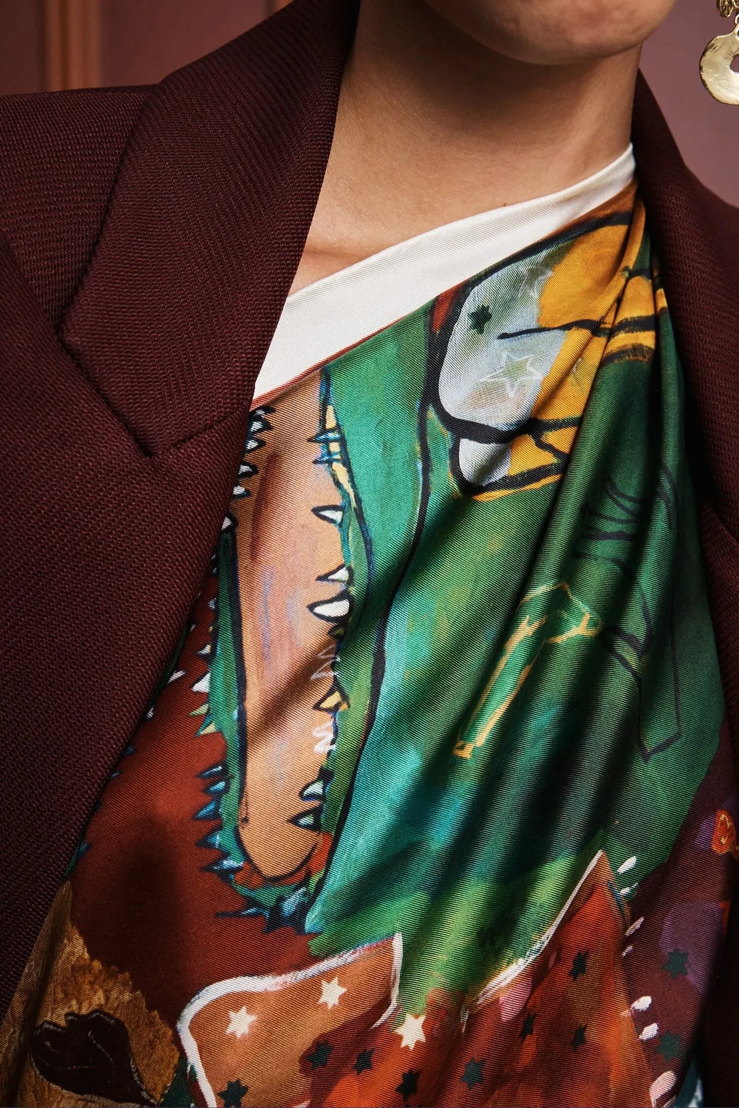 Schal Mlak Silk in Multi