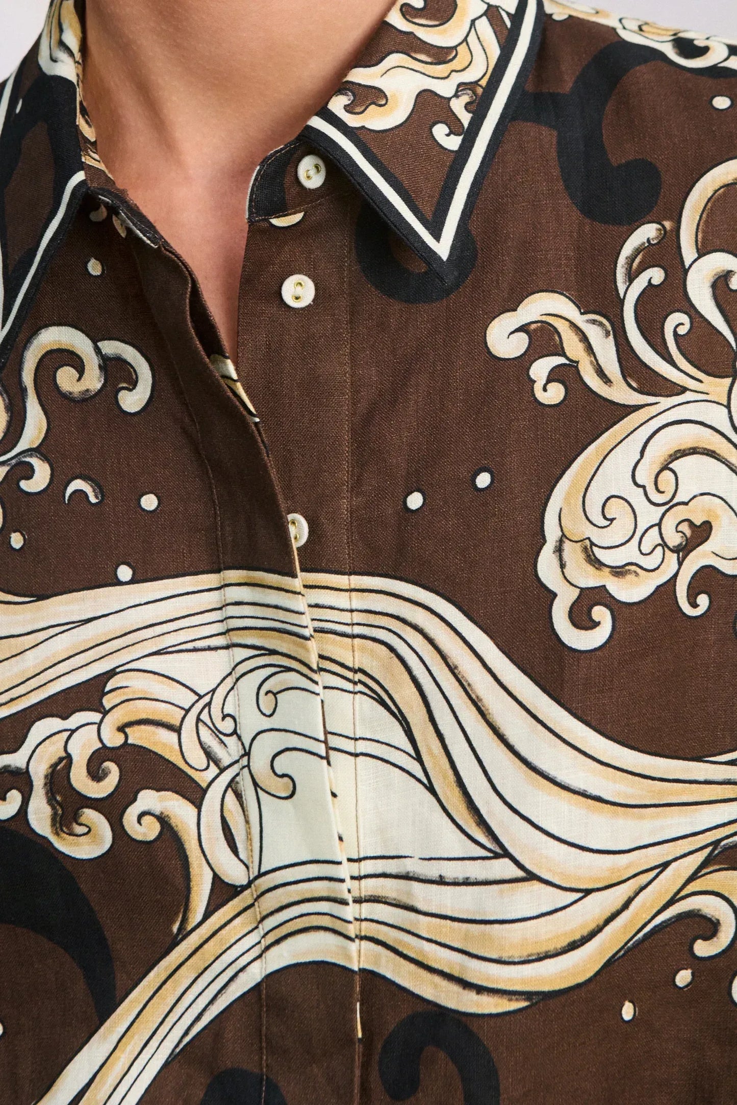 Shirt Otis in Chocolate