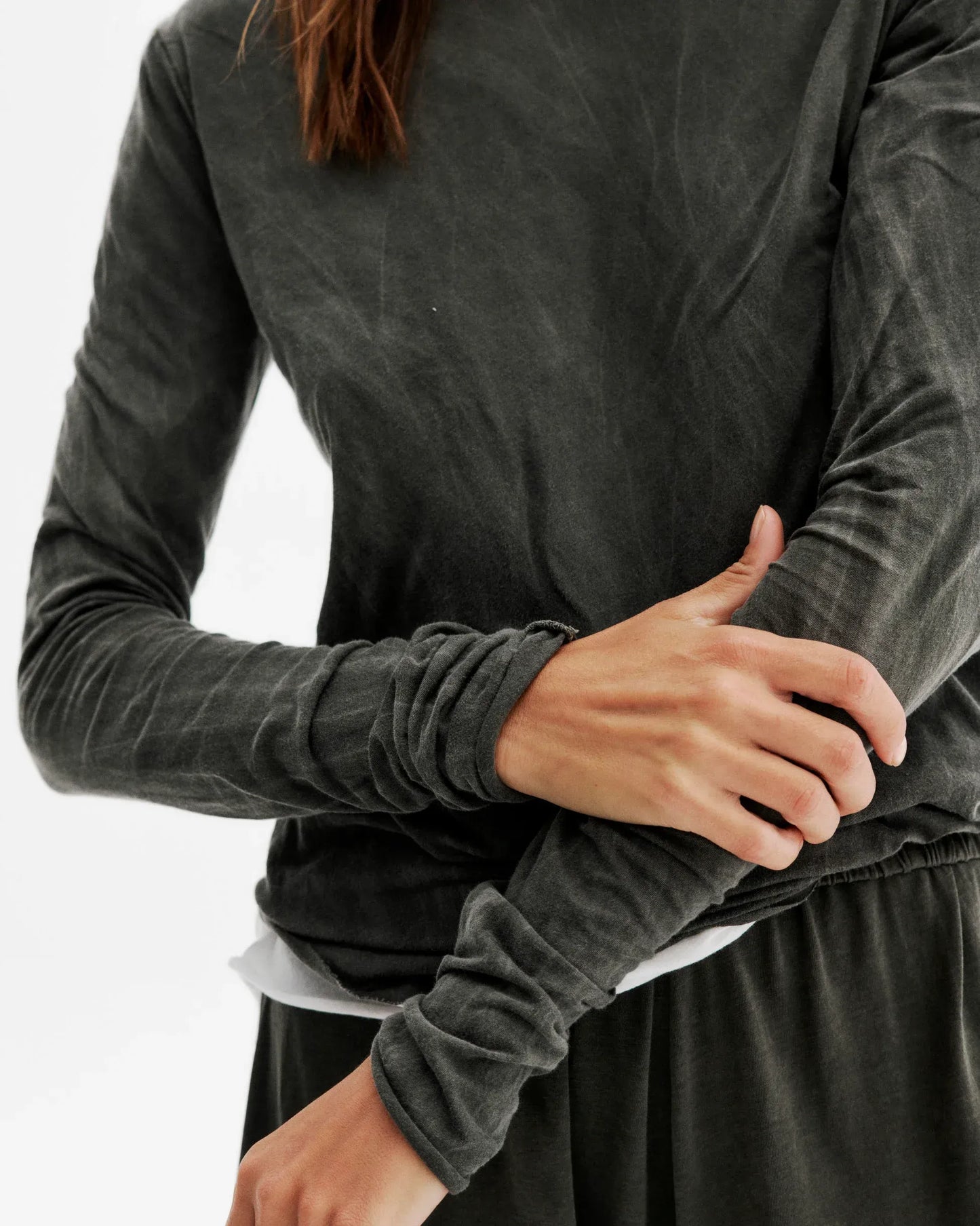 Longsleeve Stella in Army Green