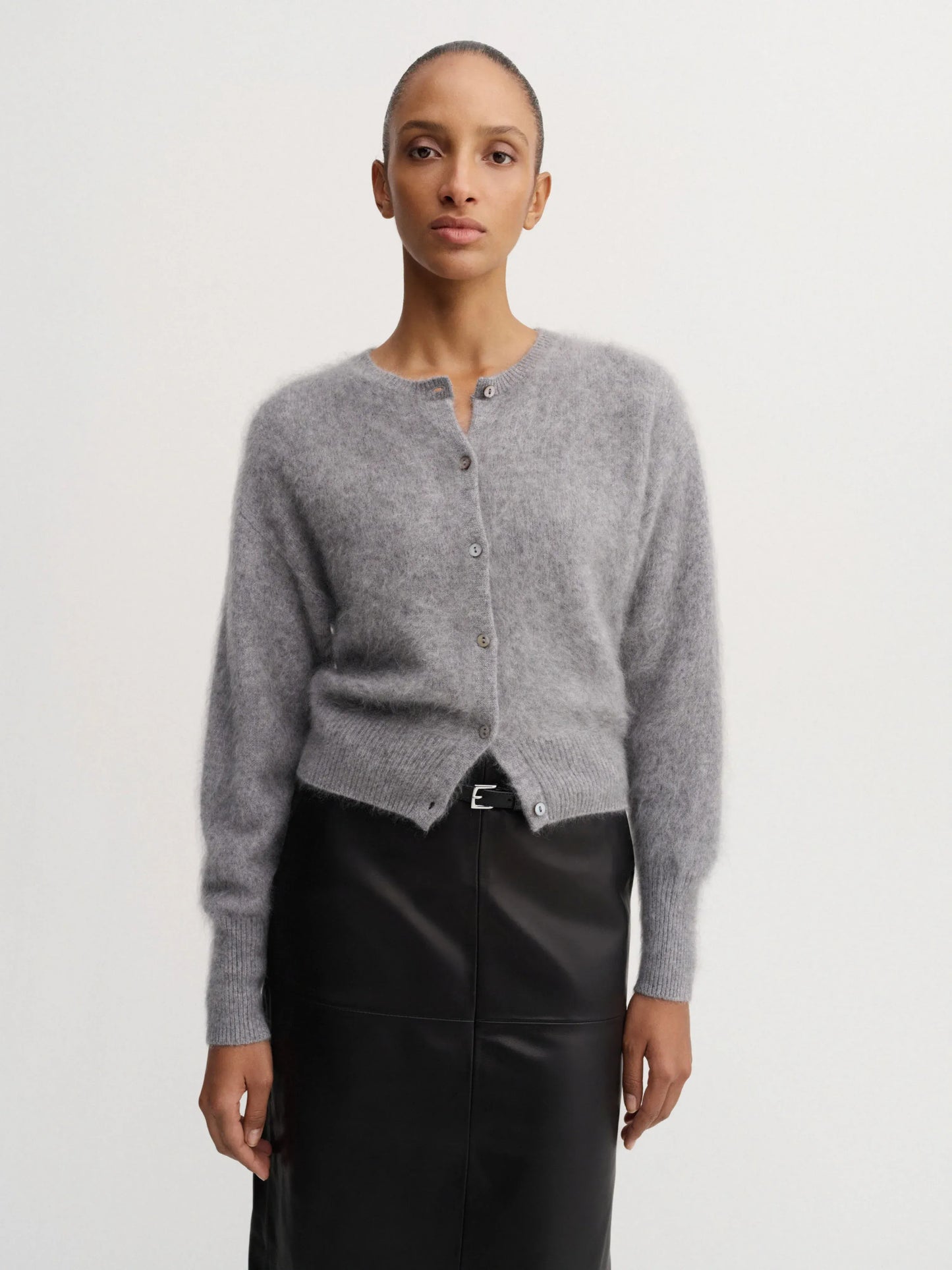 Cardigan Coco Brushed in Grey