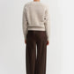 Cardigan Coco Brushed in Taupe