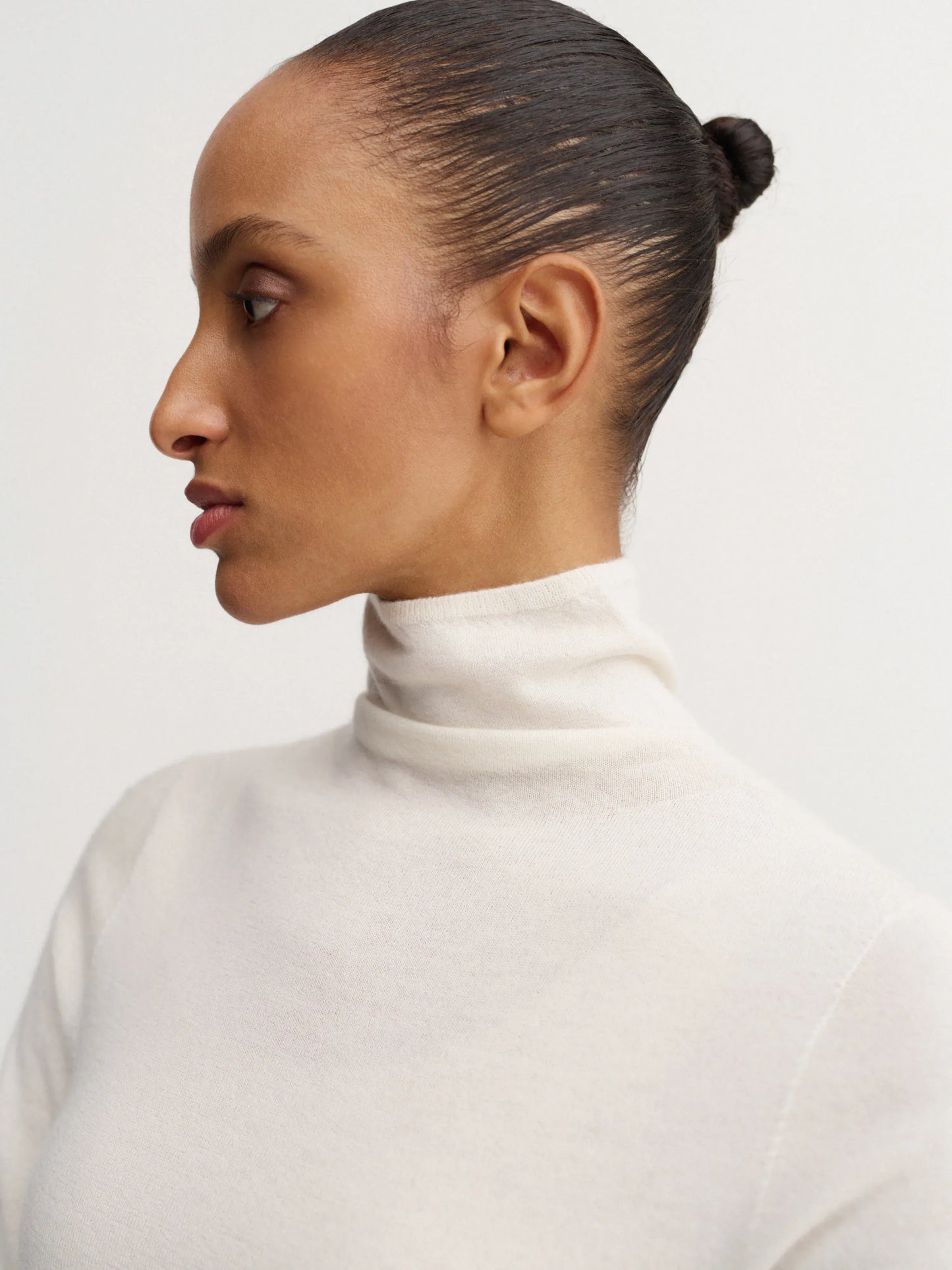 Pullover Farra Turtleneck in Cream
