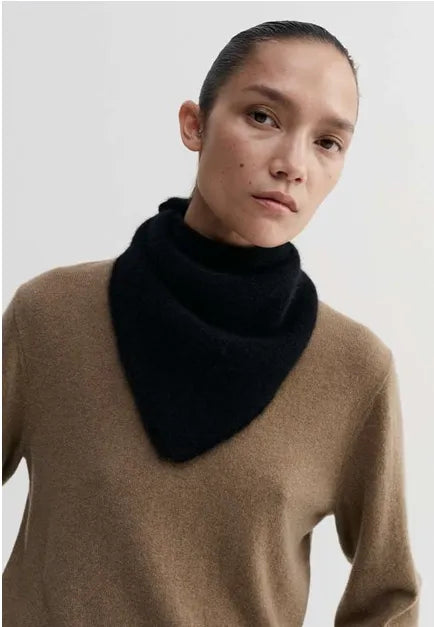 Schal Bini Triangle in Black