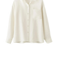Shirt Finn Crepe in Cream White