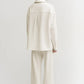 Shirt Finn Crepe in Cream White