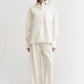 Shirt Finn Crepe in Cream White
