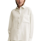 Shirt Finn Crepe in Cream White