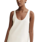 Top Romy Crepe in Cream White