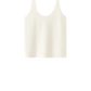 Top Romy Crepe in Cream White