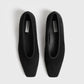 Ballerina Minimalist Suede in Black 