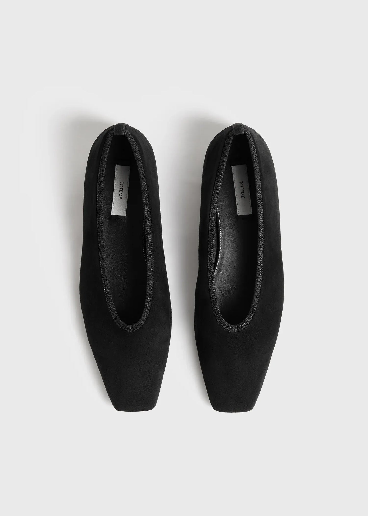 Ballerina Minimalist Suede in Black 