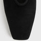 Ballerina Minimalist Suede in Black 