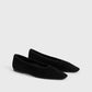Ballerina Minimalist Suede in Black 