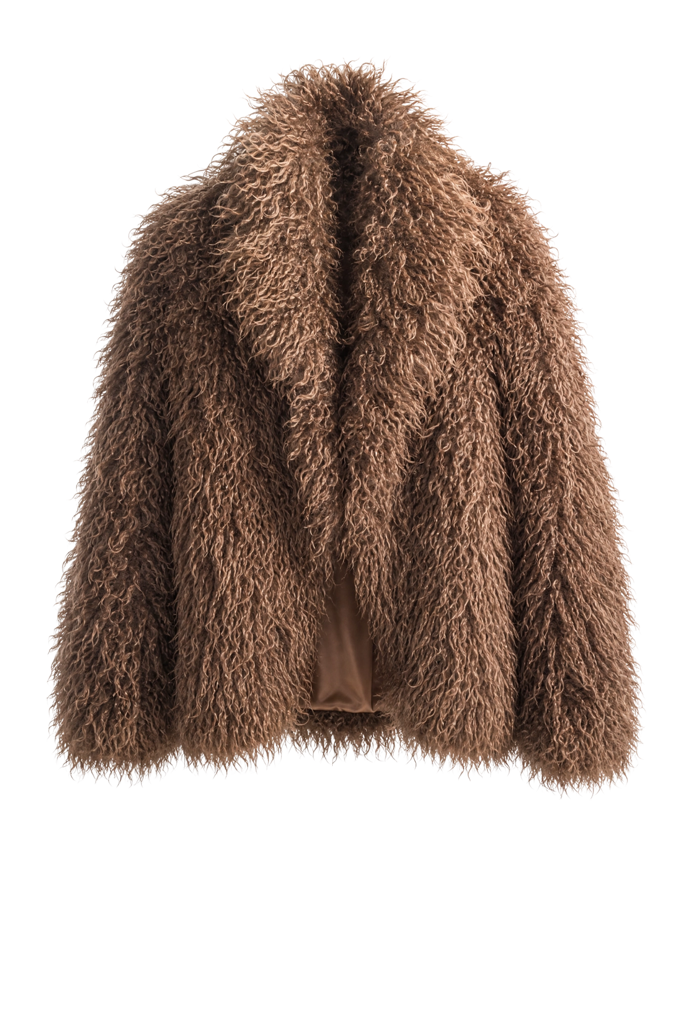 Jacke Tonda Faux Fur in Light Brown