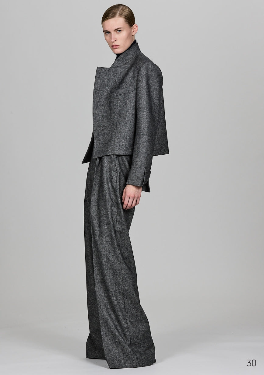 Jacke Lauren Cropped in Grey