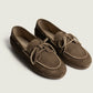 Boat Loafer Suede in Dark Brown