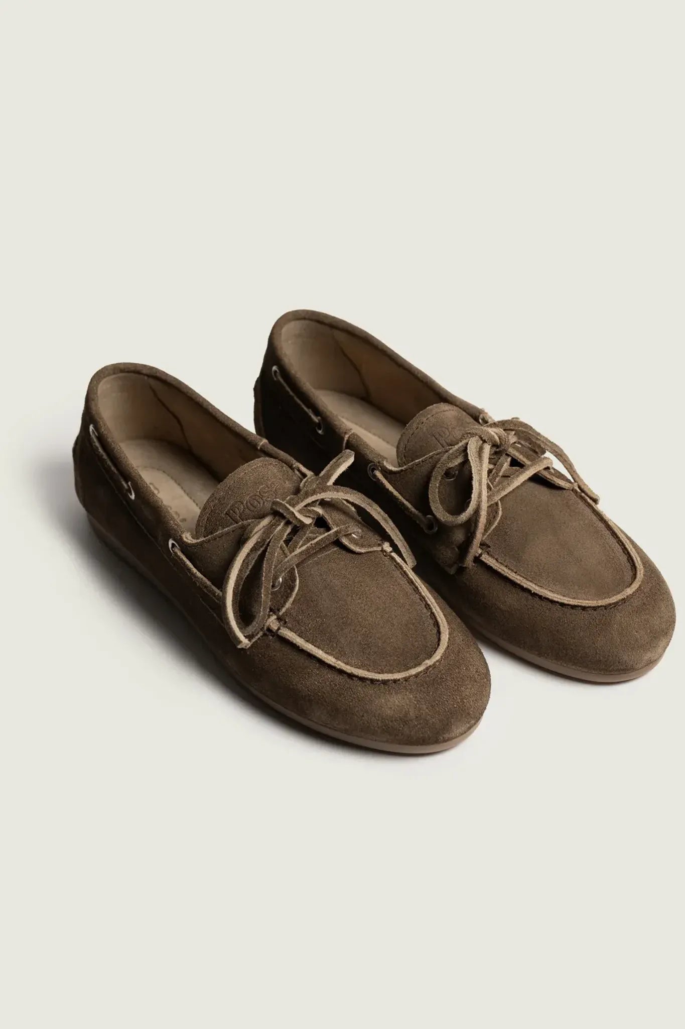 Boat Loafer Suede in Dark Brown