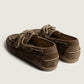 Boat Loafer Suede in Dark Brown