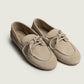 Boat Loafer Suede in Light Taupe