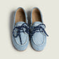 Boat Loafer Brushed Denim in Light Blue