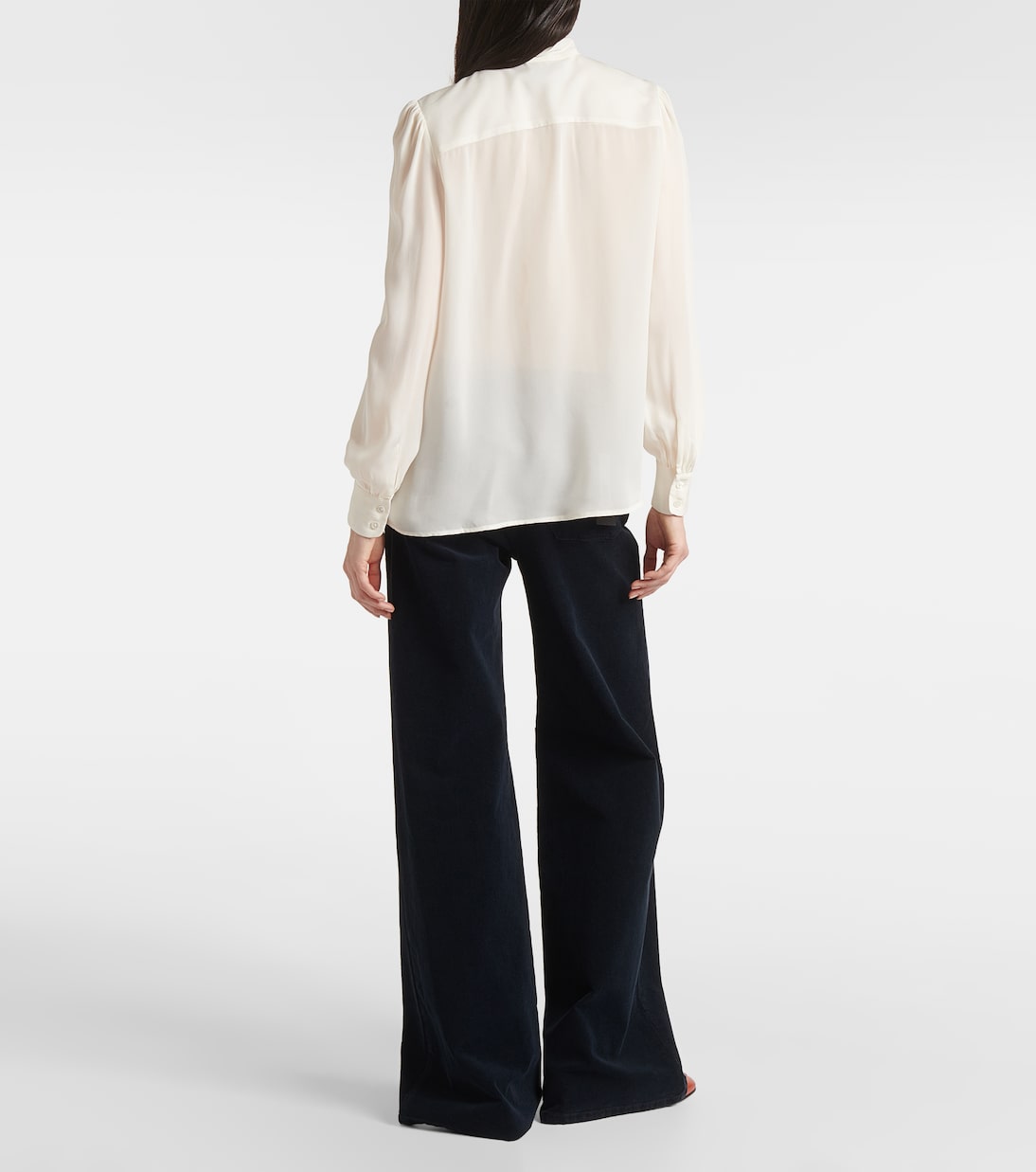 Bluse Carina in Ivory