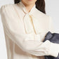 Bluse Carina in Ivory
