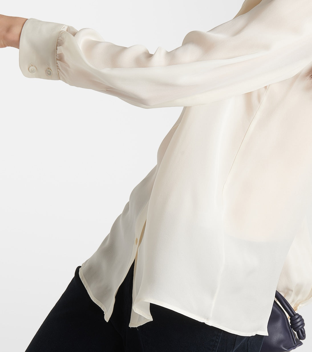 Bluse Carina in Ivory