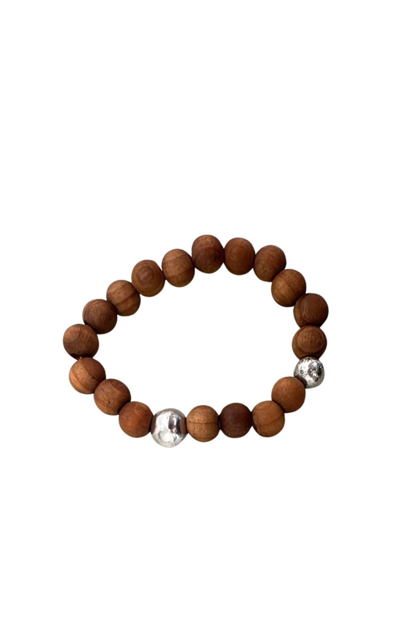 Beaded Bracelet #3 Globus 12/9 in Cognac