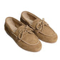 Boat Loafer Brushed Suede in Desert Tan