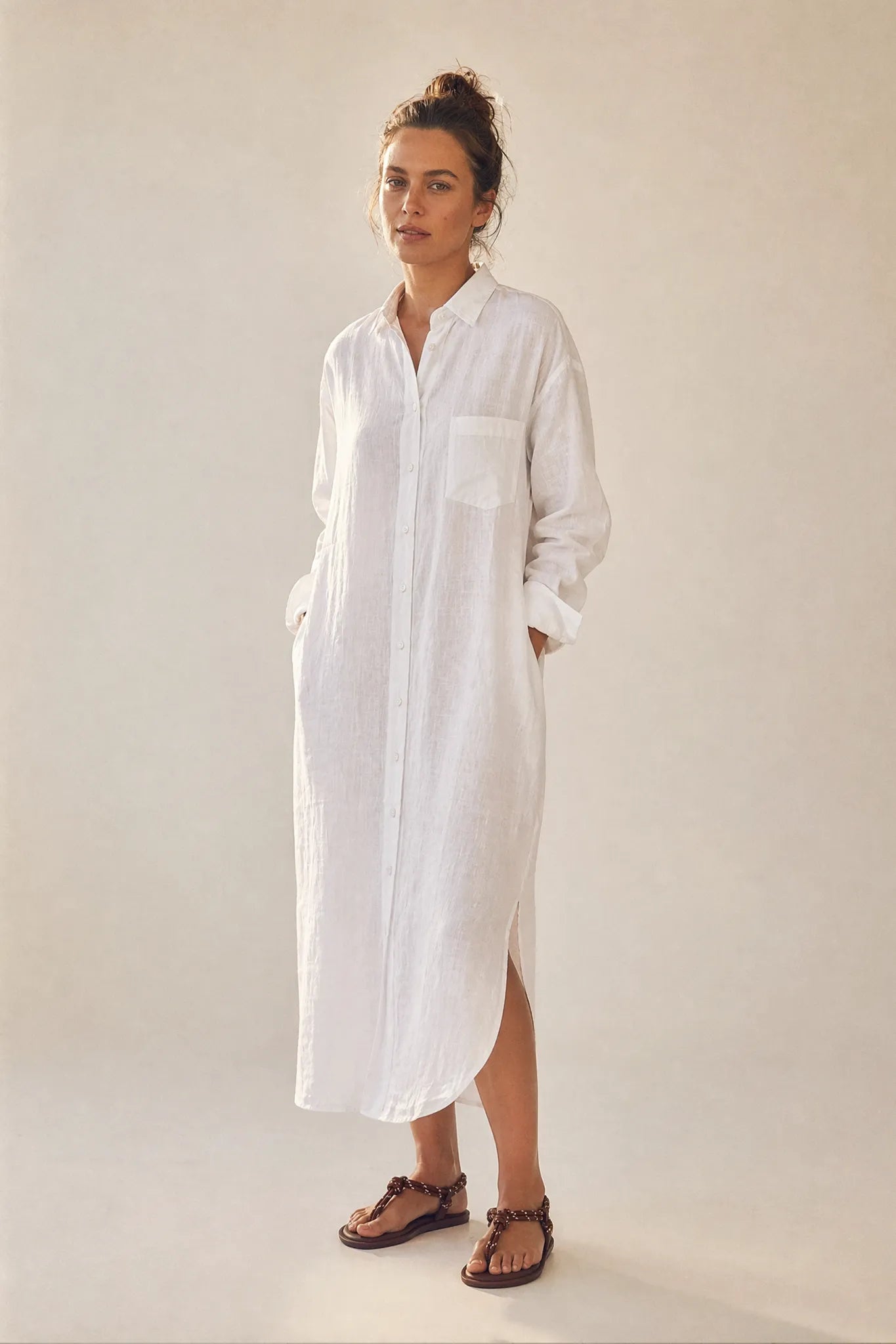 Kleid Mila in White
