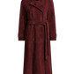 Leder-Trenchcoat Corrin in Warm Brick