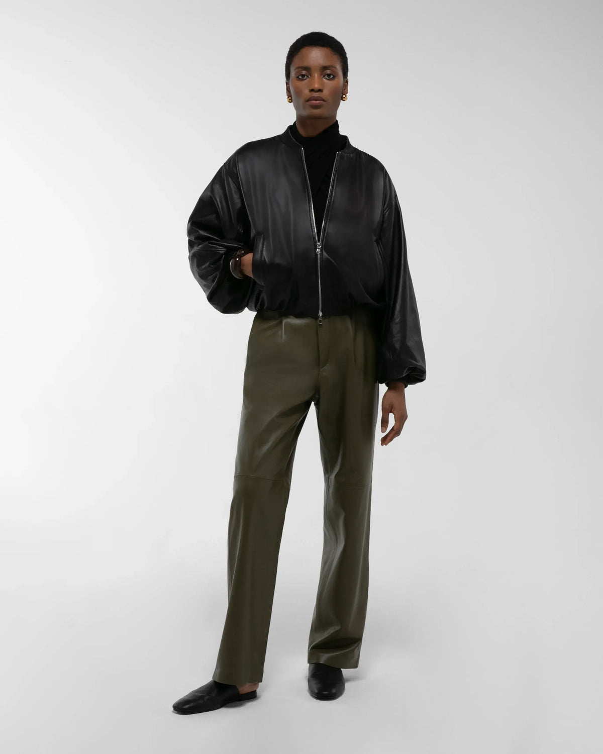Lederjacke Lena in Black
