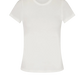 Shirt Fitted Crewneck Short Sleeve in Ivory