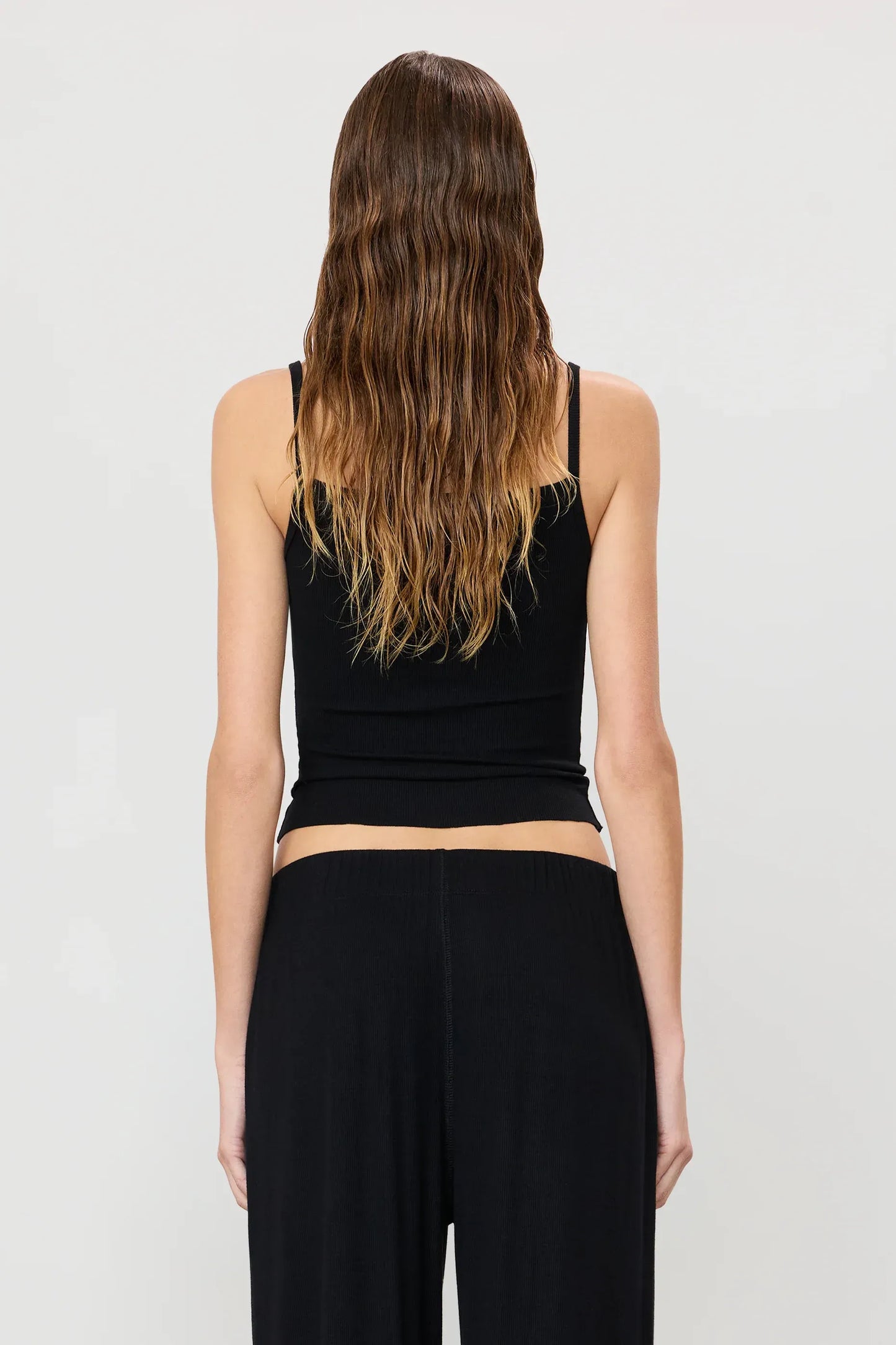 Top 90's Tank in Black