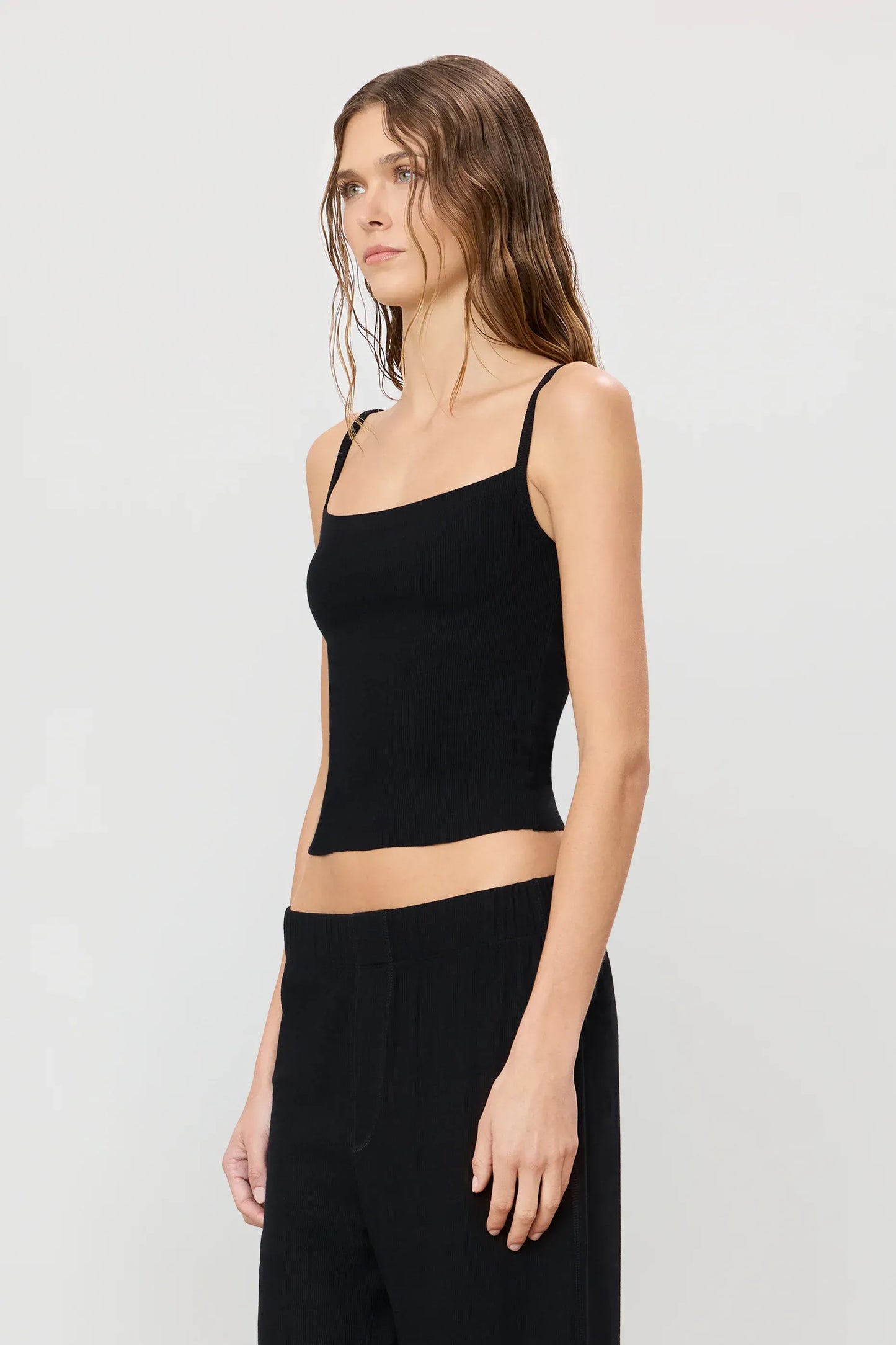 Top 90's Tank in Black