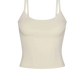 Top 90's Tank in Cream
