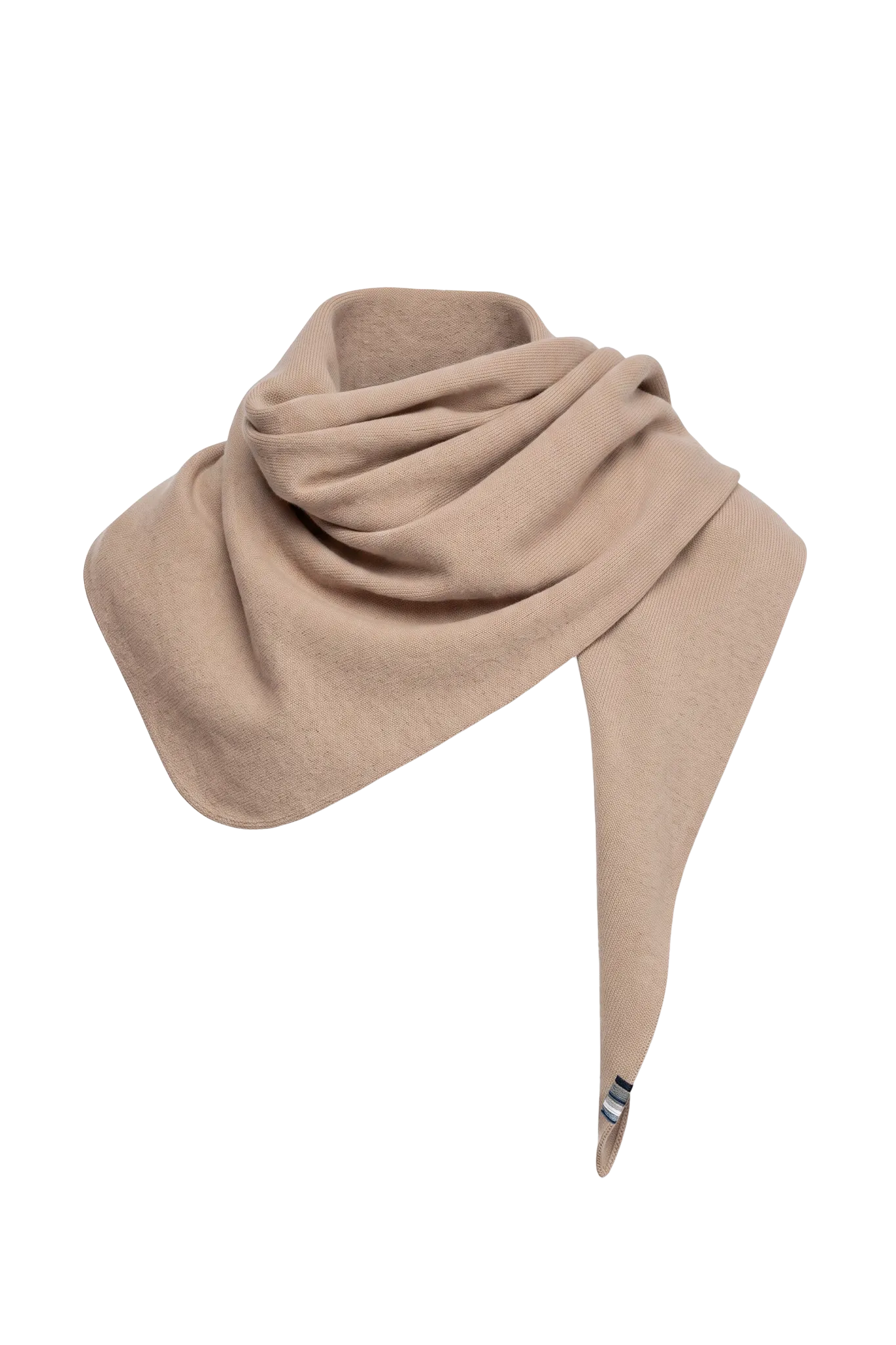 Triangle Schal N°201 Witch 2 in Camel