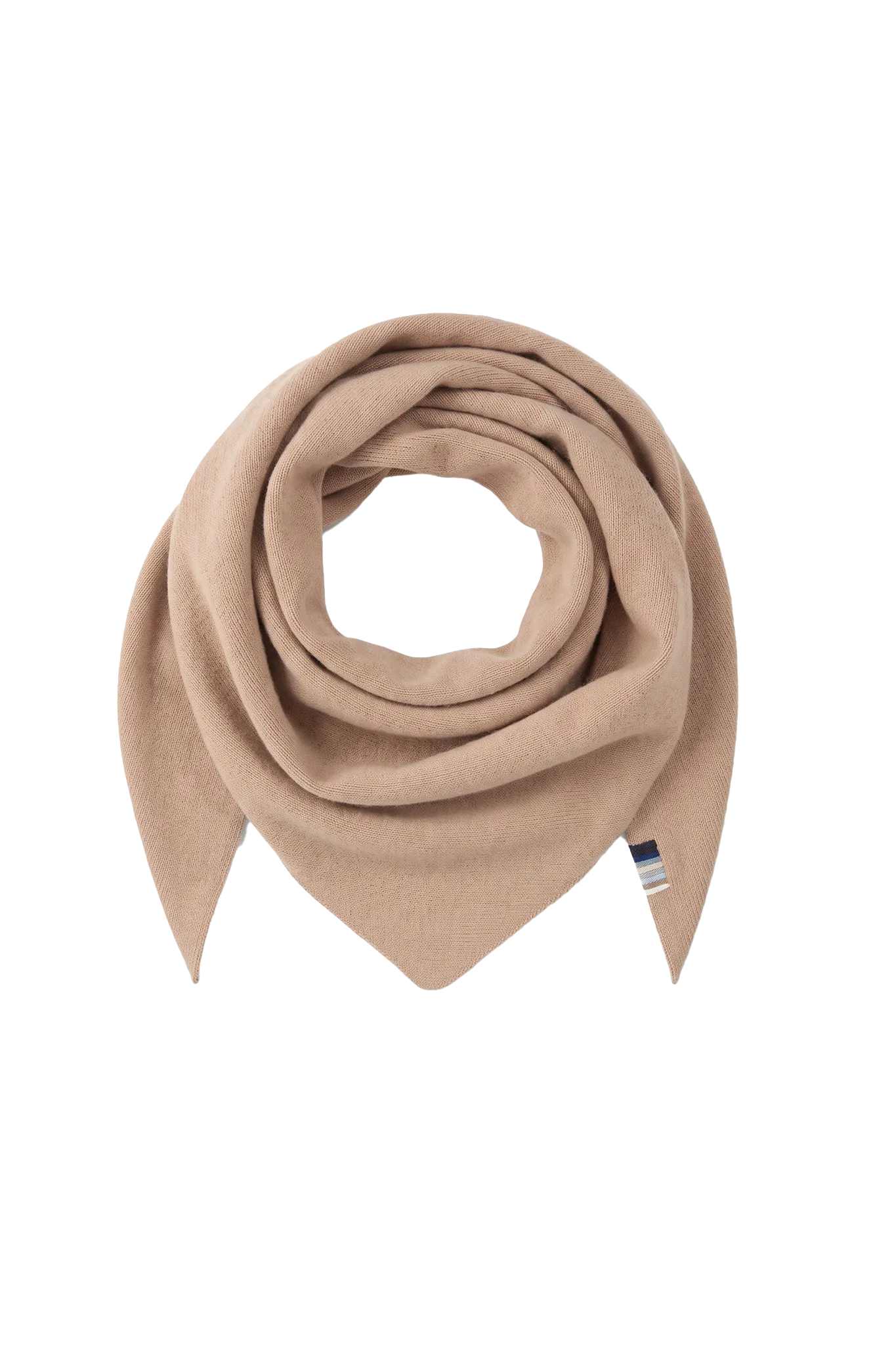 Triangle Schal N°201 Witch 2 in Camel
