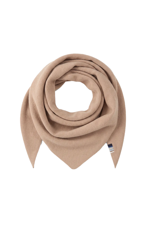 Triangle Schal N°201 Witch 2 in Camel