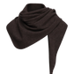 Triangle Schal N°201 Witch 2 in Dark Brown