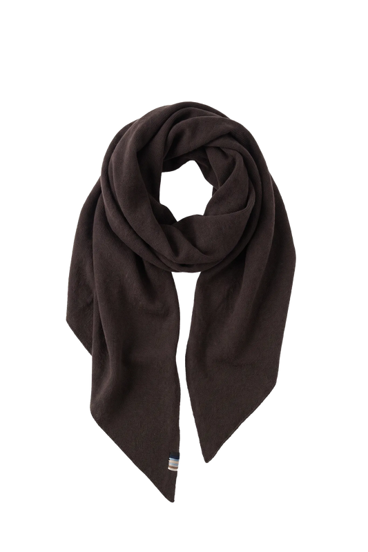 Triangle Schal N°201 Witch 2 in Dark Brown